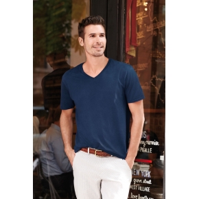 T-shirt Uomo cotone scollo v